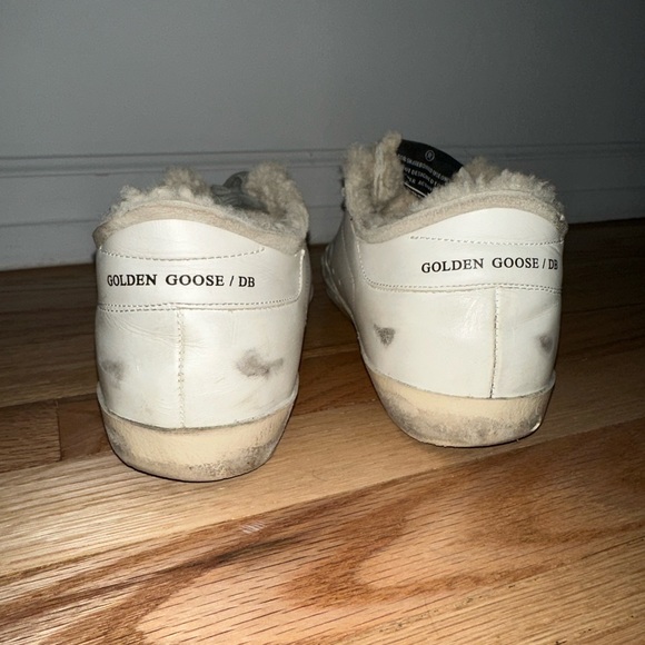 Golden Goose Leather / Shearling Leopard Superstar- Size 40 - Picture 3 of 8